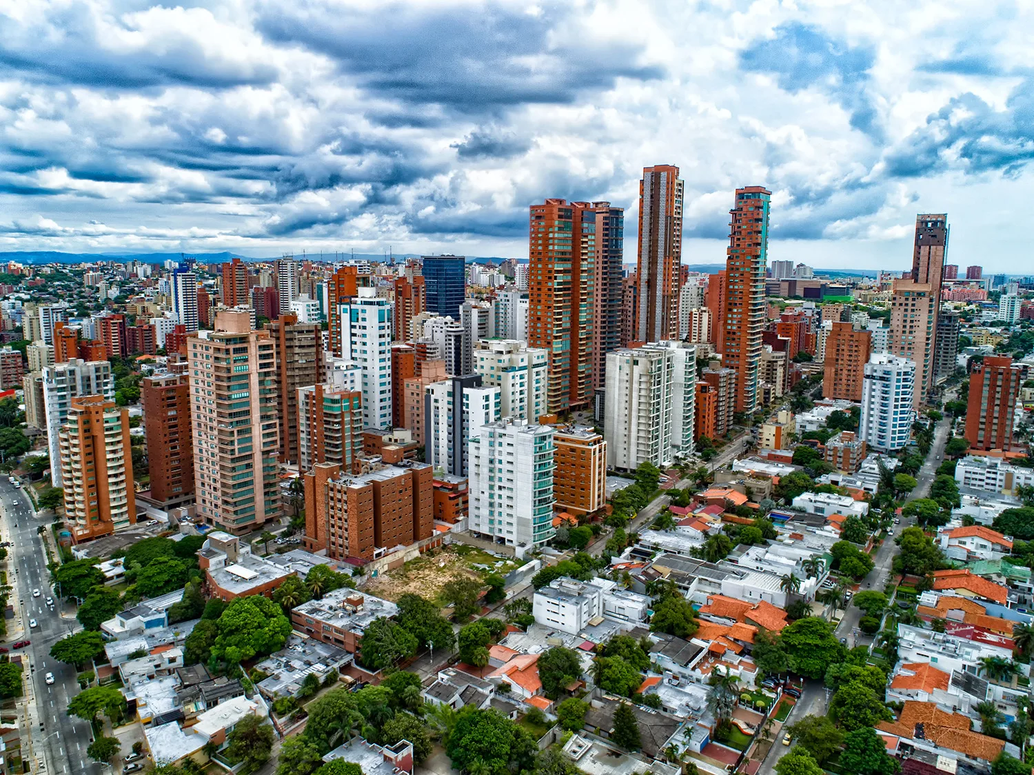 El Golf, Barranquilla, aerial