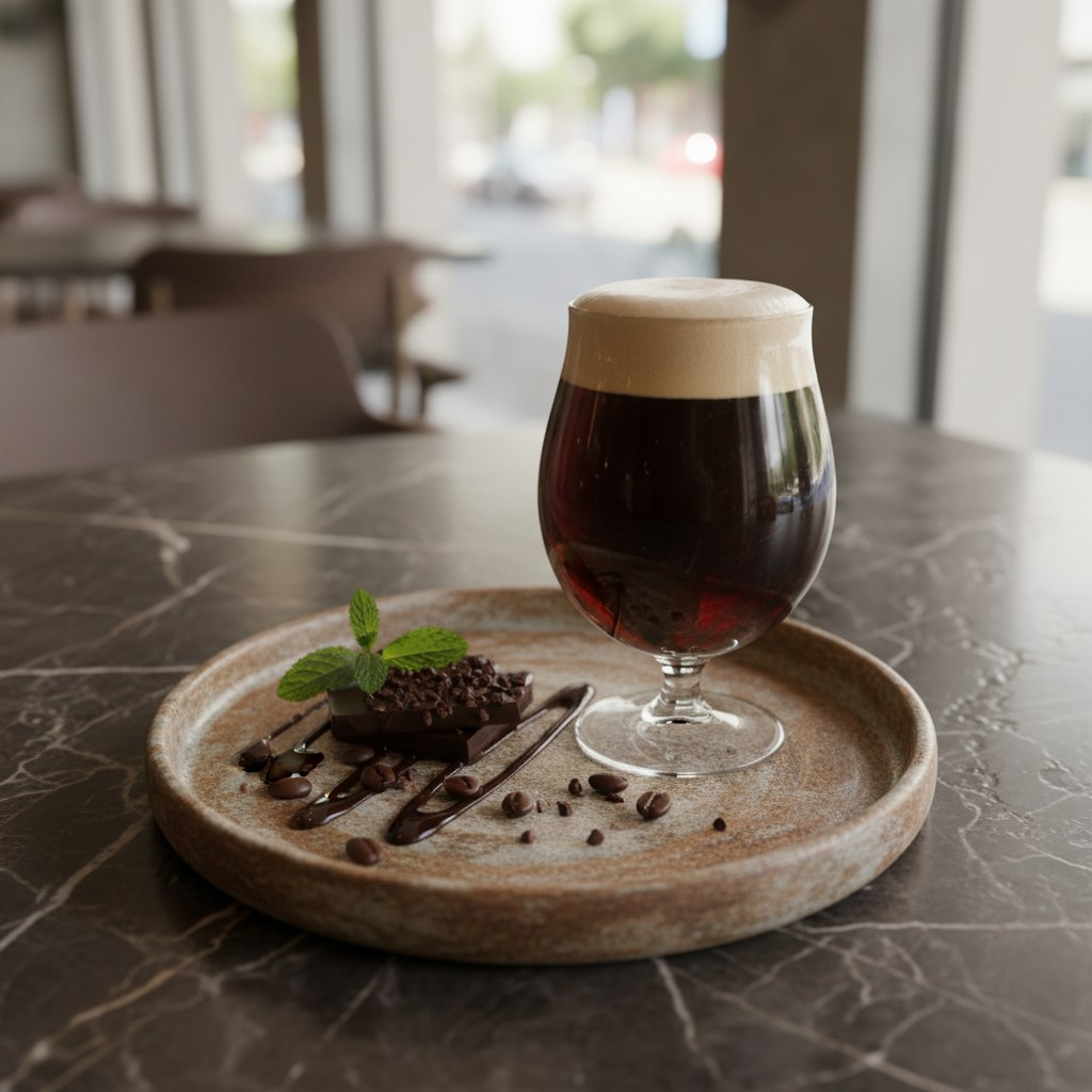 Dulcinea brown ale at Fierabras craft brewery, Barranquilla