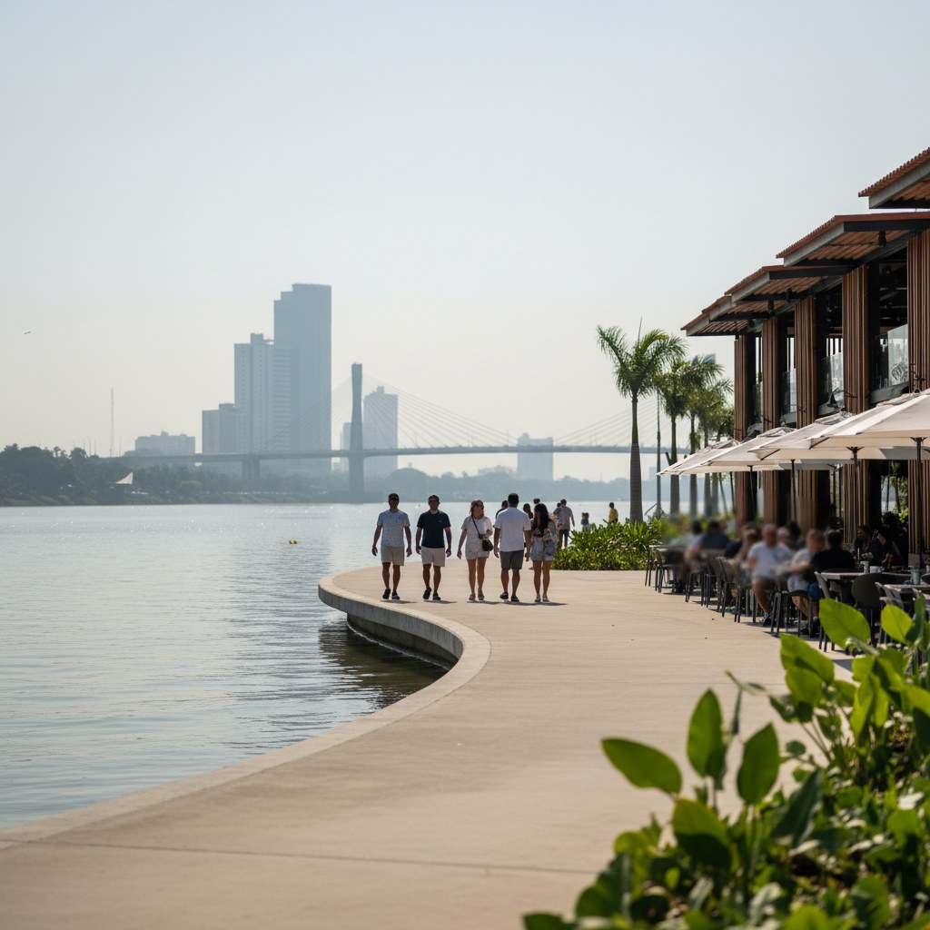Gran Malecón area, home of Caimán del Río food market Barranquilla