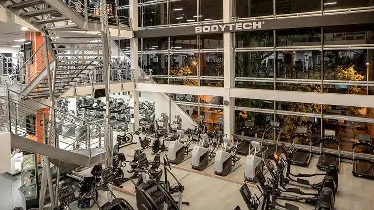 Bodytech premium gym interior