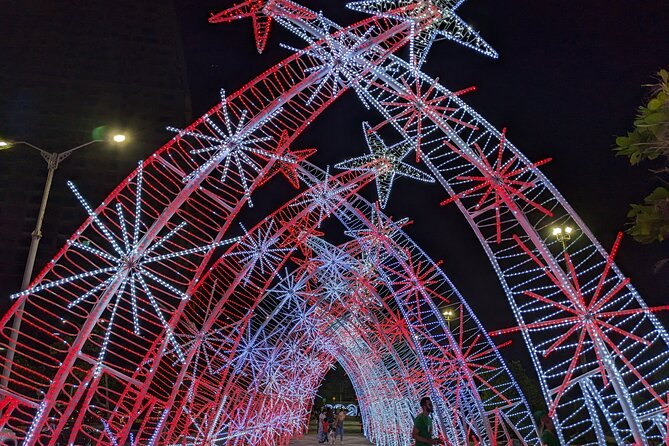 Night scene Caribbean night break tour