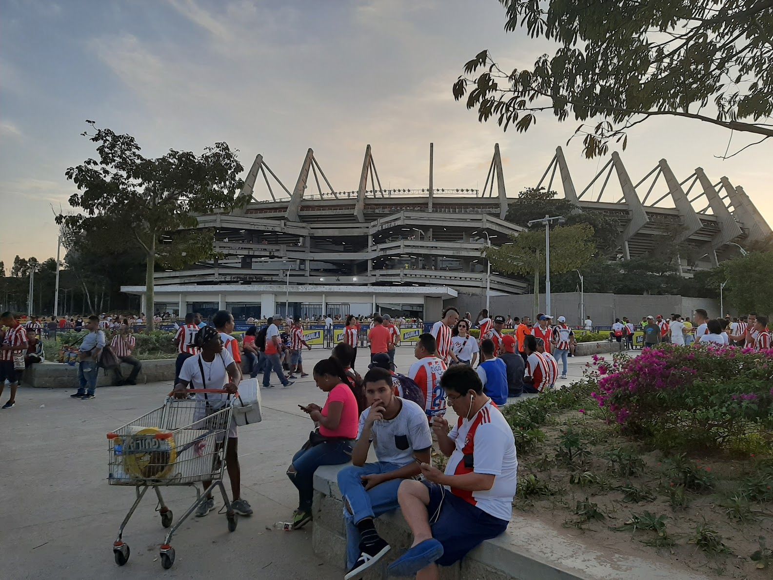 The Estadio Metropolitano mid-renovation, on track to become Colombia's largest stadium ahead of a September opening and the November Copa Sudamericana final