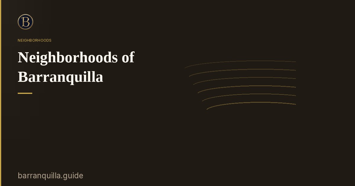 Neighborhoods of Barranquilla