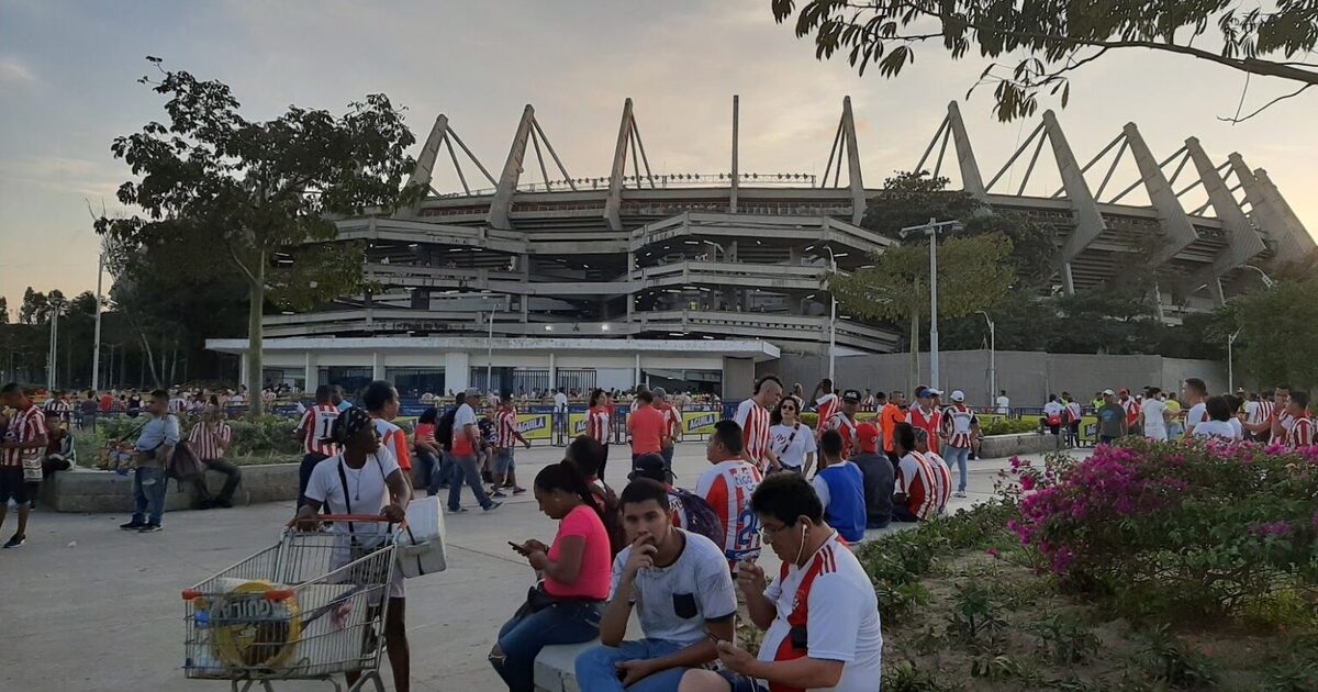Estadio Metropolitano in Barranquilla, home of Junior, who beat Atlético Nacional 3-0 in the first leg of the Liga BetPlay final on June 2, 2026