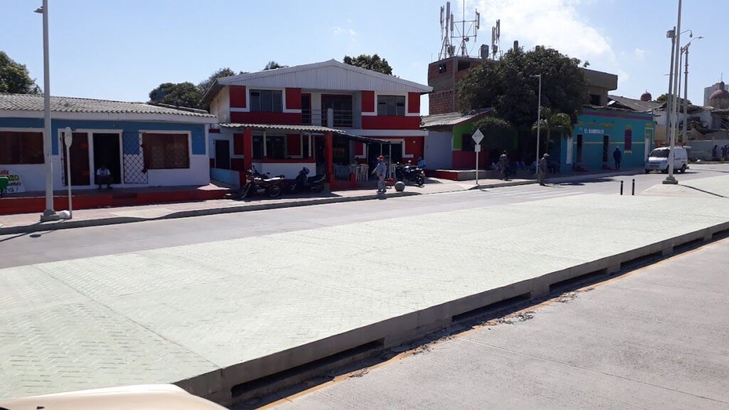 Colorful houses in Barrio Abajo, Barranquilla