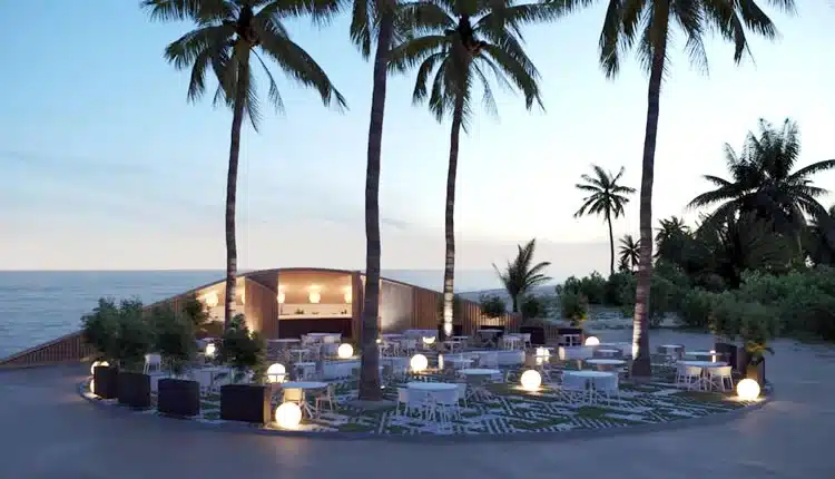 Rendering of the new Centro de Deportes Náuticos Salinas