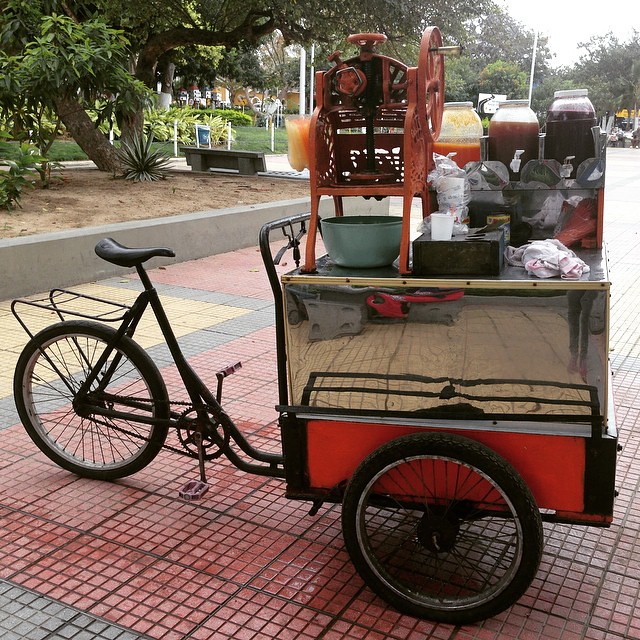 Raspao, Barranquilla shaved ice with fruit syrup