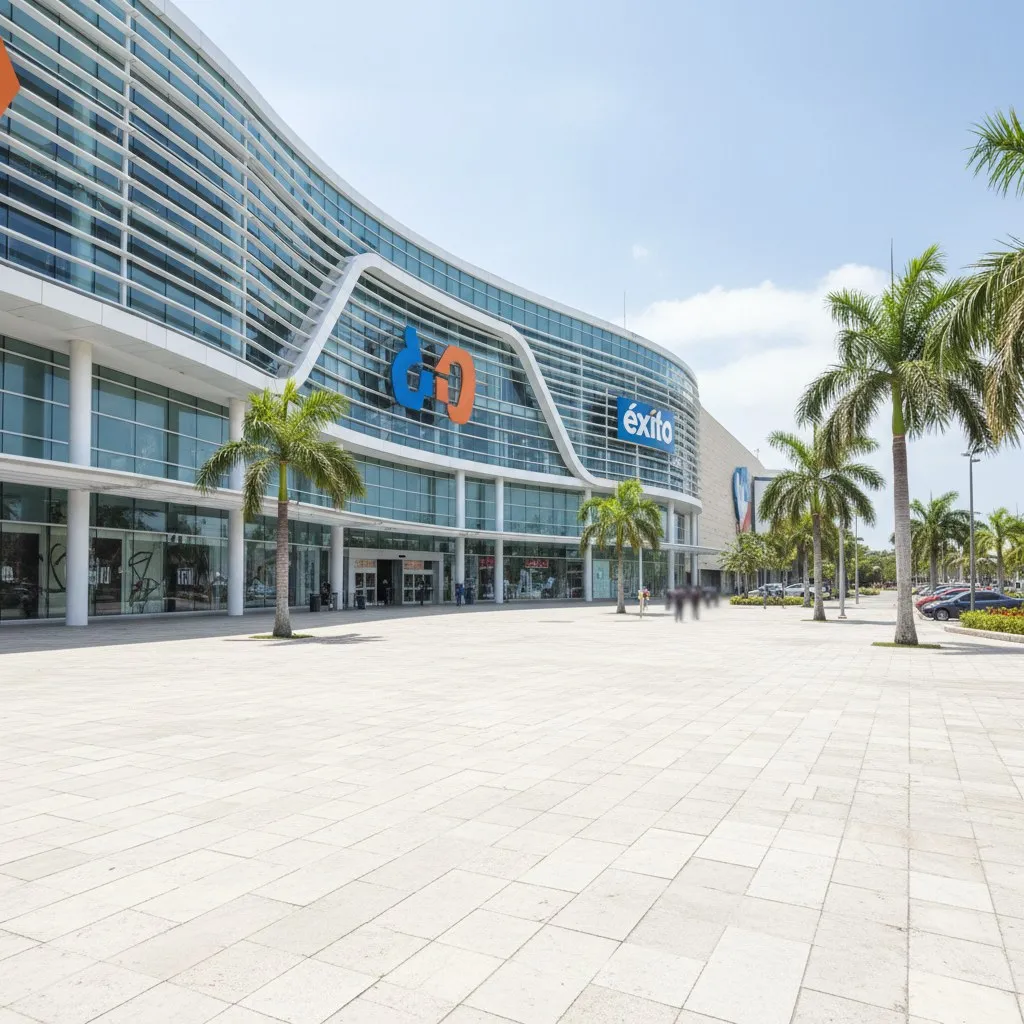 Buenavista mall area, home to Éxito and Jumbo in Barranquilla