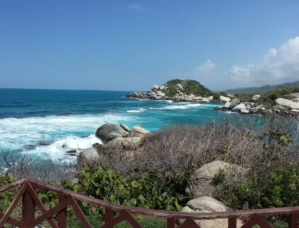 Tayrona National Park beach near Santa Marta
