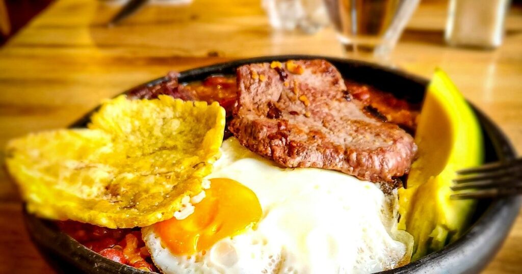 Street-food stall on a Barranquilla downtown food tour