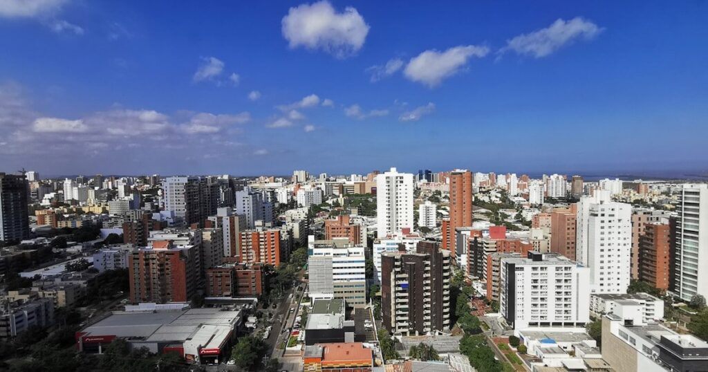 Cyclists on a private bike tour of Barranquilla